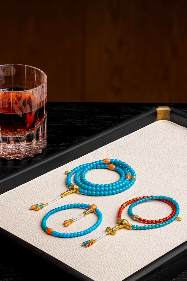 【violent blue】turquoise set