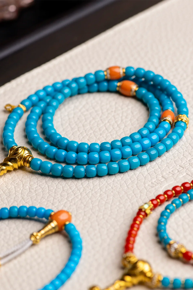 【violent blue】turquoise set
