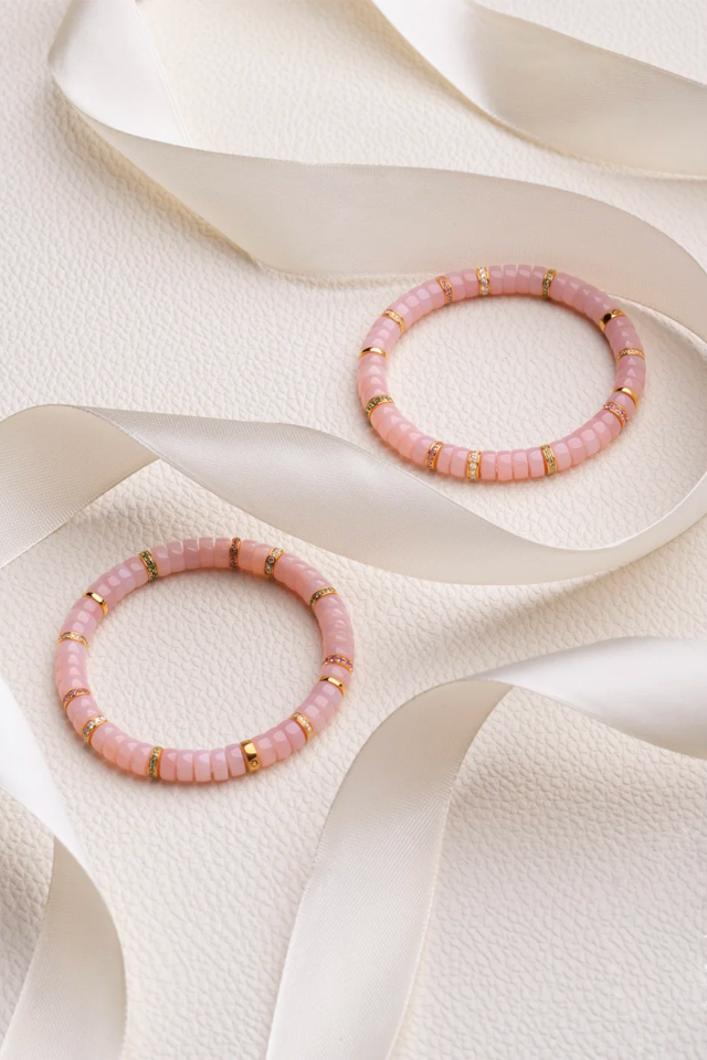 pink glutinous golden diamond