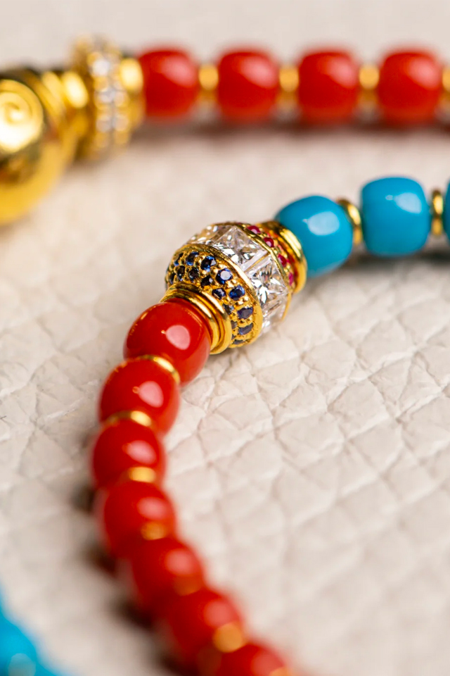 【violent blue】turquoise set
