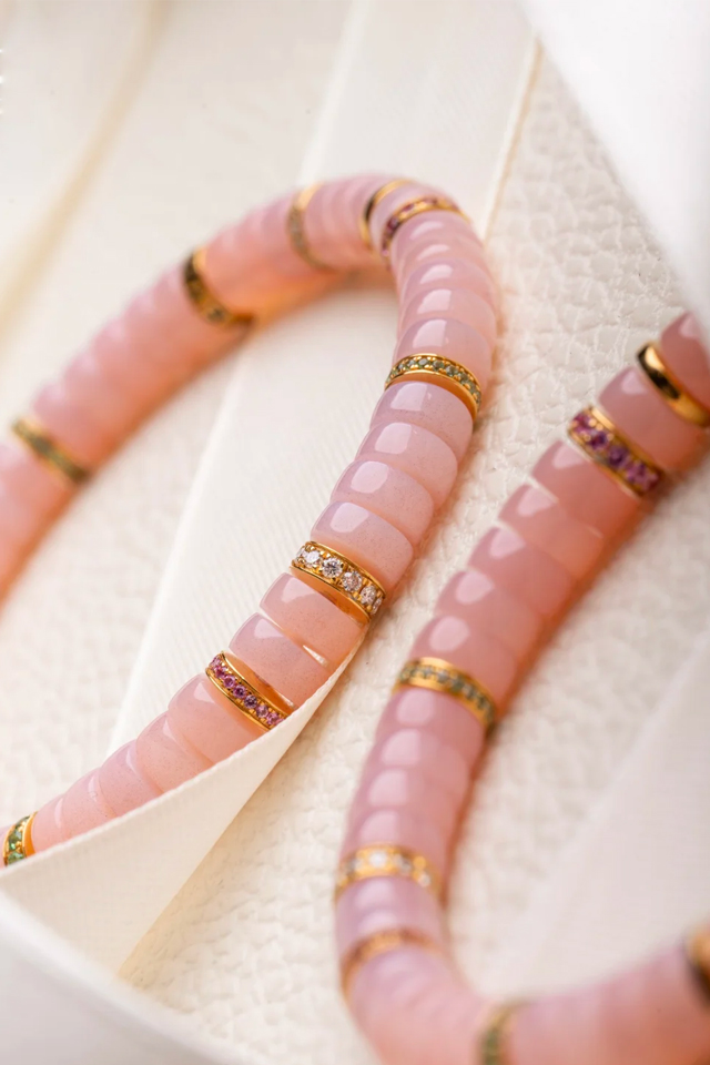 pink glutinous golden diamond