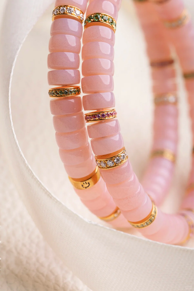 pink glutinous golden diamond