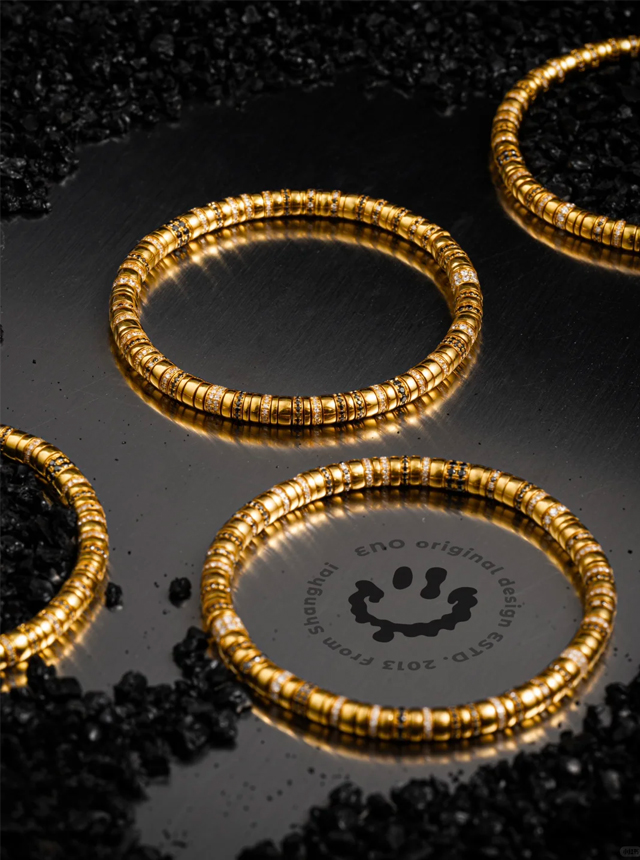 black and white diamond edition solid gold diamond