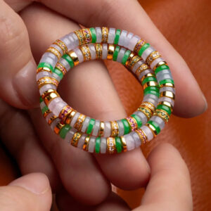 Jadeite and Gold Diamond Bracelet
