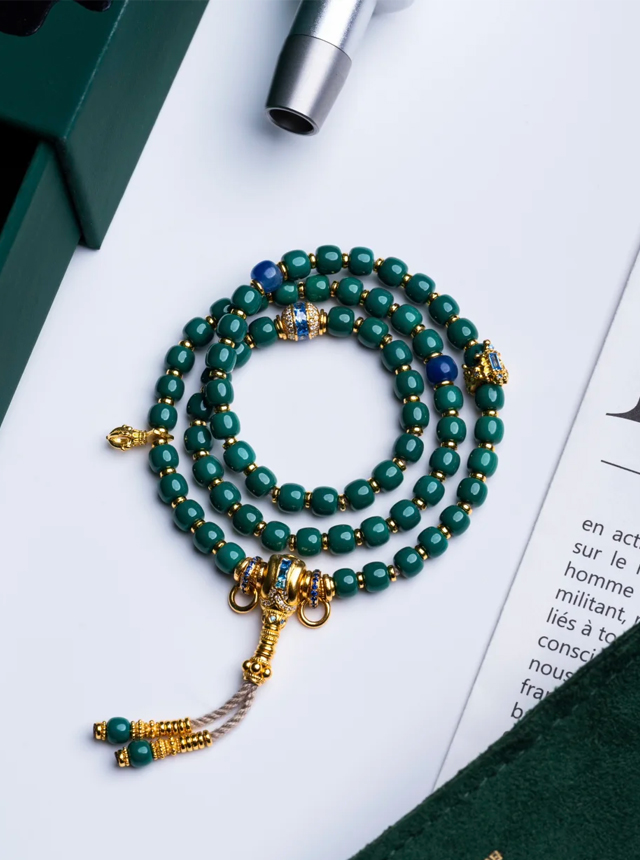 Turquoise and Gold Bracelet