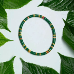 jadeite and gold diamond bracelet