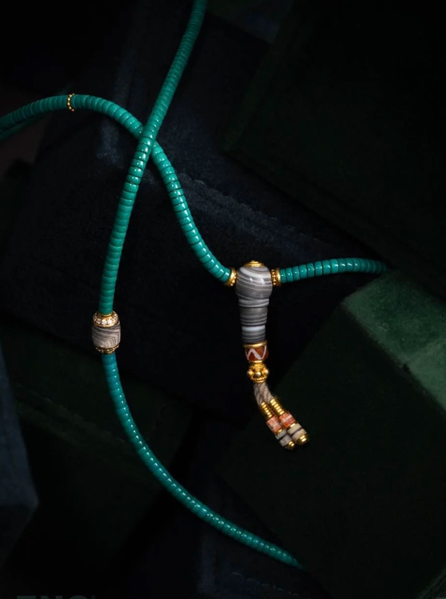 turquoise 108 bead prayer beads set