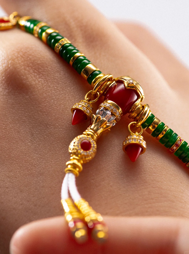 jadeite and gold diamond bracelet