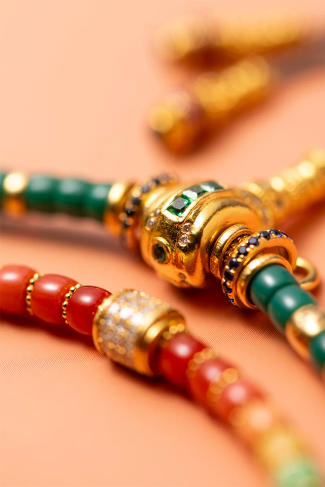 turquoise and gold diamond bracelet