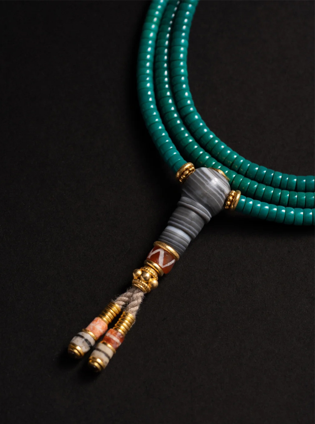 turquoise 108 bead prayer beads set