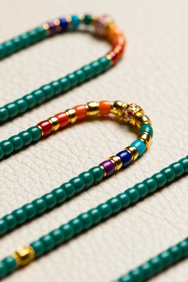 turquoise rainbow 108