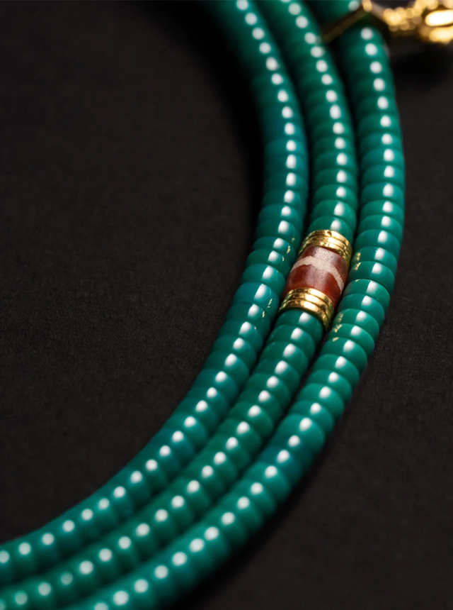 turquoise 108 bead prayer beads set