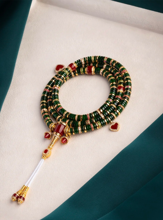 jadeite and gold diamond bracelet