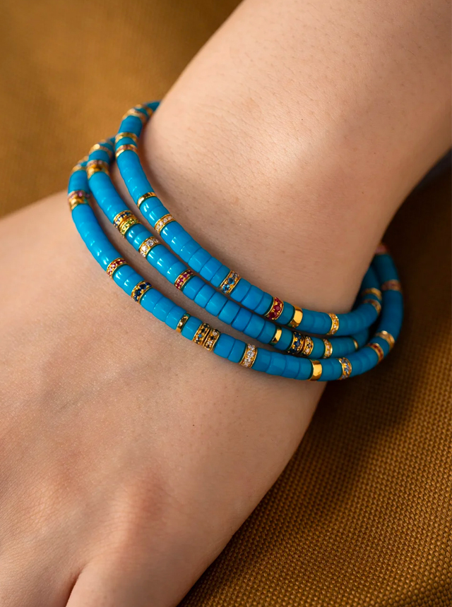 violent blue turquoise bracelet