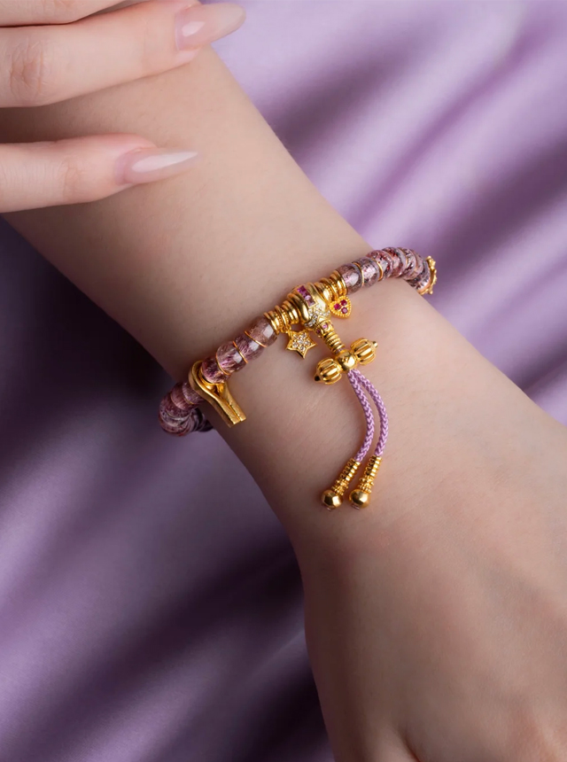 super seven crystal bracelet