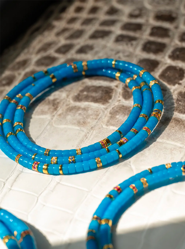 violent blue turquoise bracelet