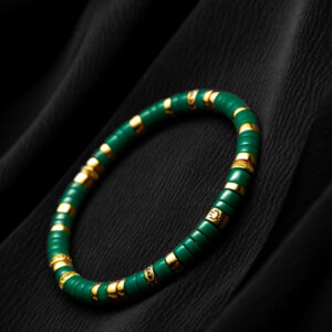 Turquoise and Gold Diamond Bracelet