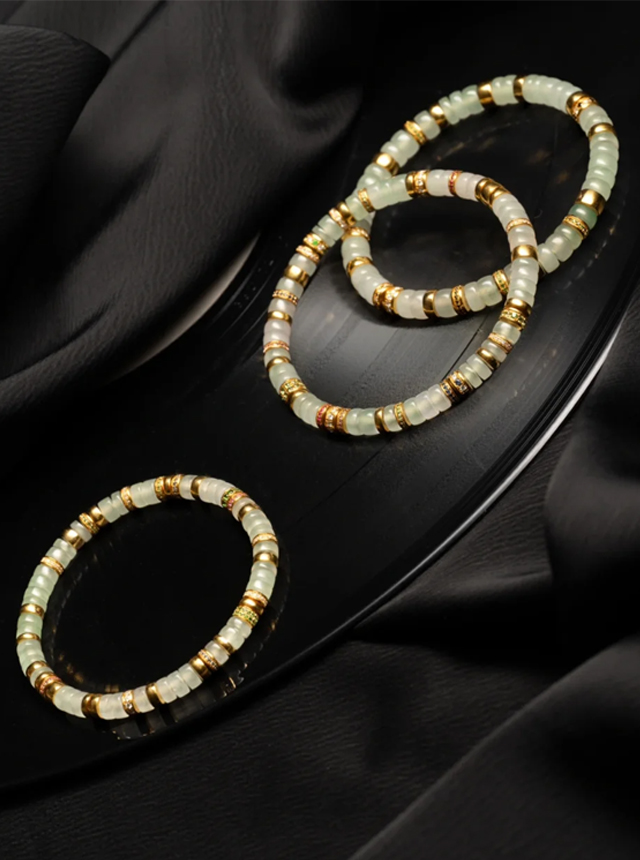 jadeite and gold diamond bracelet jadeite and gold diamond bracelet