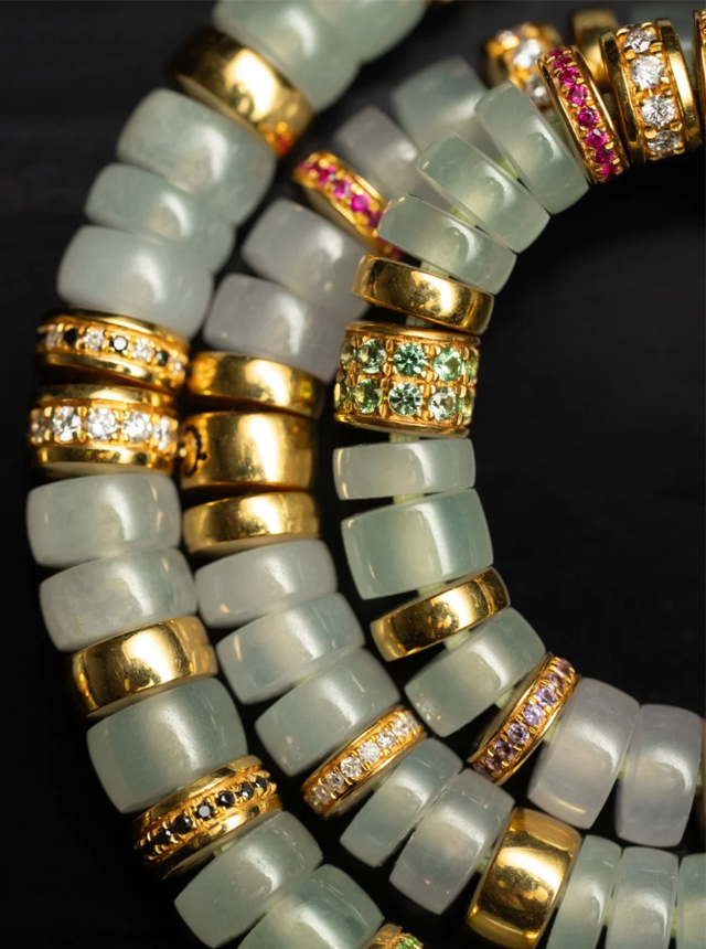 jadeite and gold diamond bracelet jadeite and gold diamond bracelet